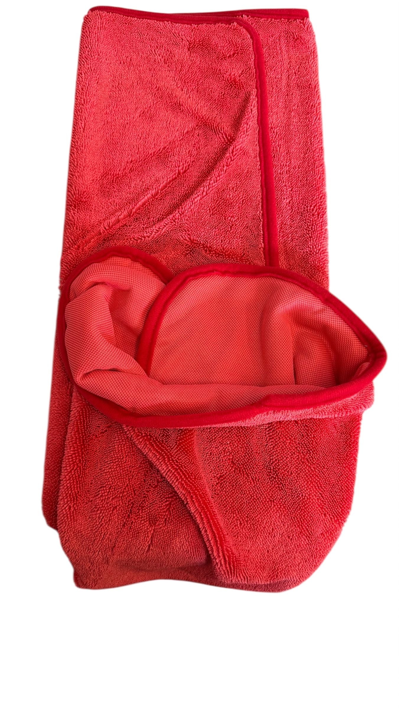 Trocken-Mikrofasertuch INTENSIV RED - Twisted Loop