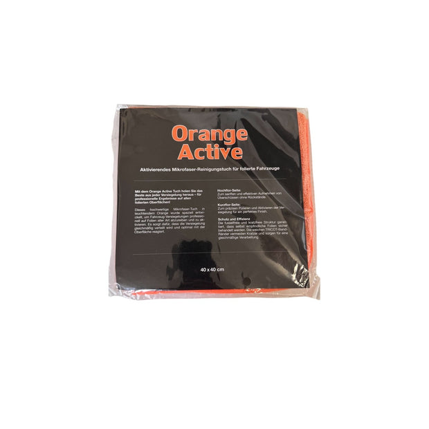 Orange Active Folien-Mikrofasertuch 40X40 cm